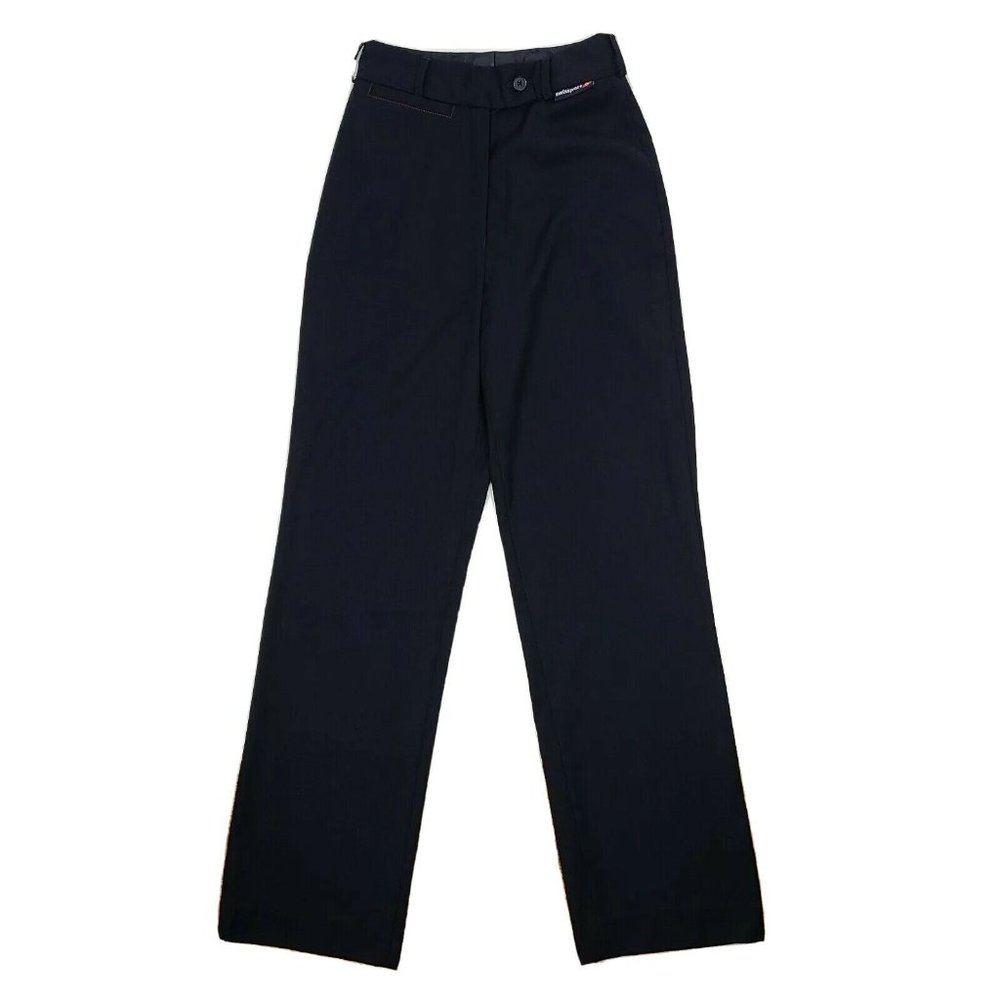 Swissport‎ Pants Womens US Size 0 UK Size 4 Solid All Blue Full Length